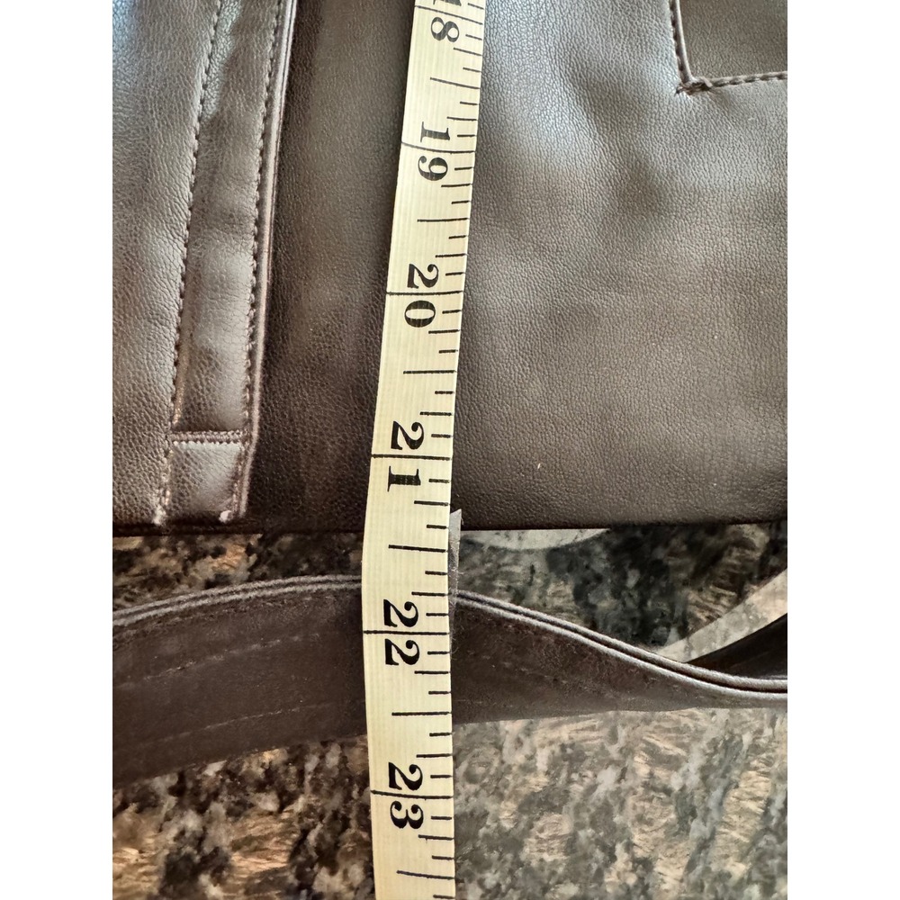 Mango MNG Womens Faux Leather Cropped Belted Jacket Brown Small 17099213 Auro - Picture 6 of 10
